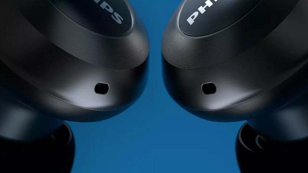 Słuchawki dokanałowe PHILIPS TAT8505BK - ładowanie