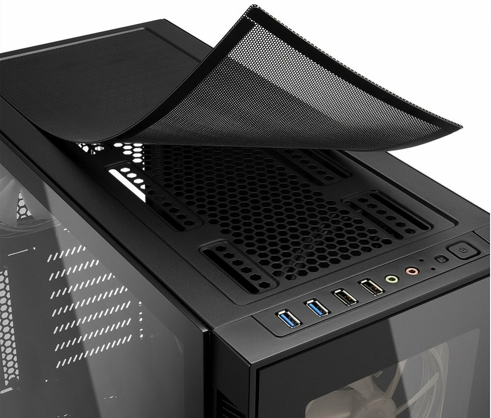Obudowa SHARKOON TG5 Pro RGB - funckje wysoka wydajnosc