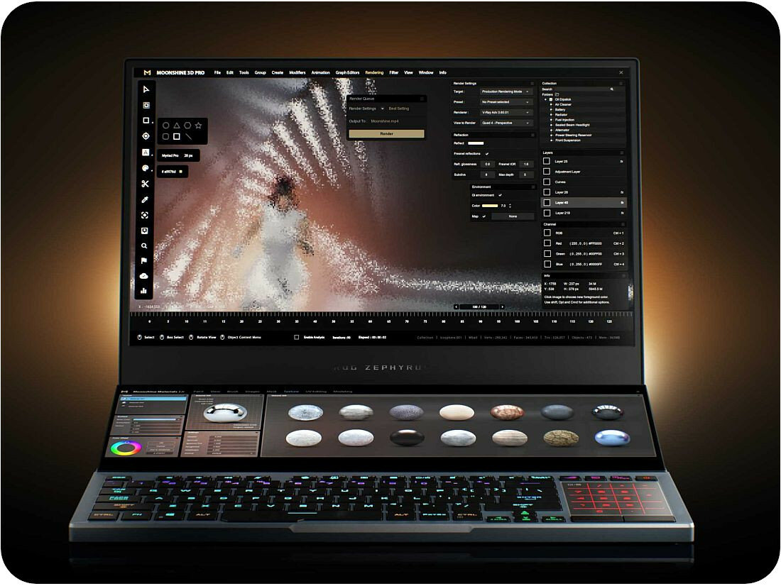 Laptop ASUS ROG Zephyrus Duo 15 - procesor 