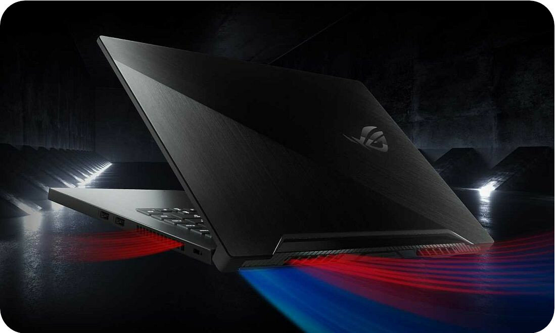 Laptop ASUS Zephyrus G15 GA502 GA502DU GA502IU GA502IV - system chłodzenia 