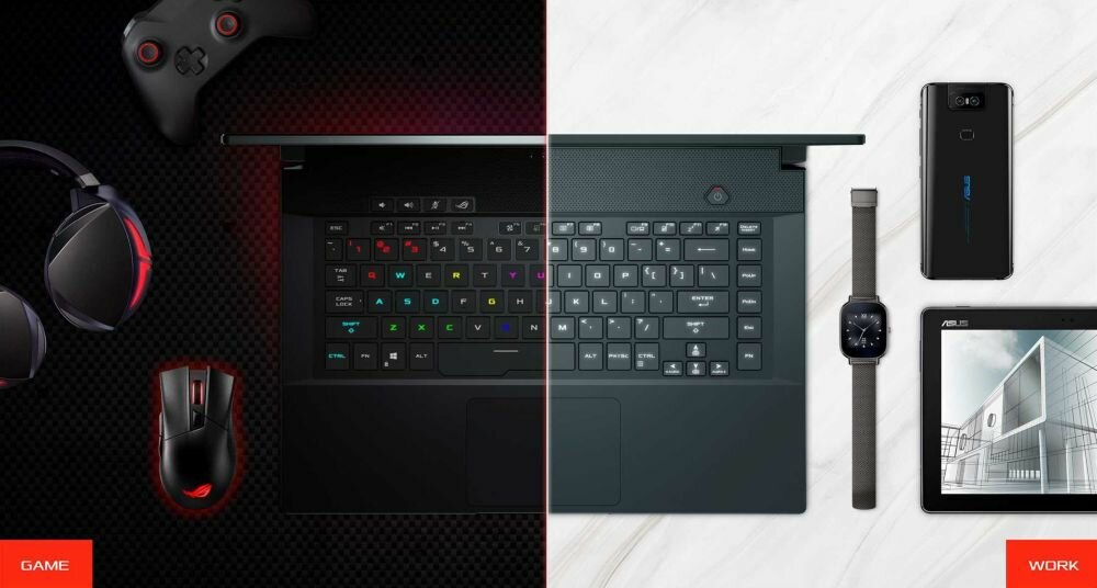 Laptop ASUS Rog Zephyrus M15 GU502 - GAMINGOWA KLAWIATURA