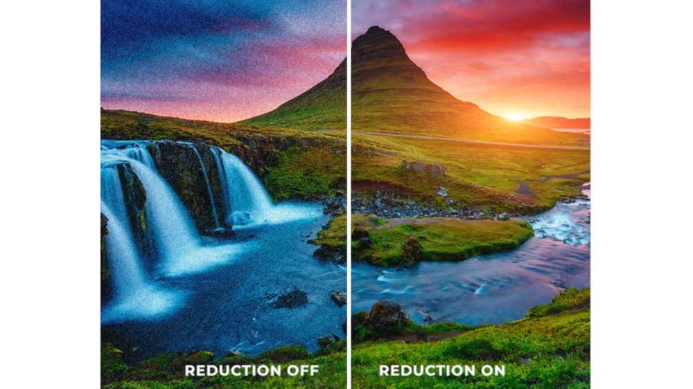 Telewizor TESLA LED 43T320BFS - redukcja szumów