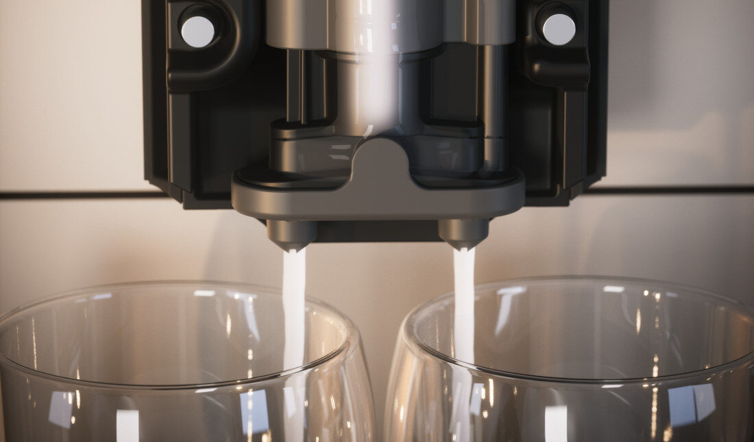 Ekspres MIELE MilkPerfection CM 6160 kremowa pianka konsystencja mleczna