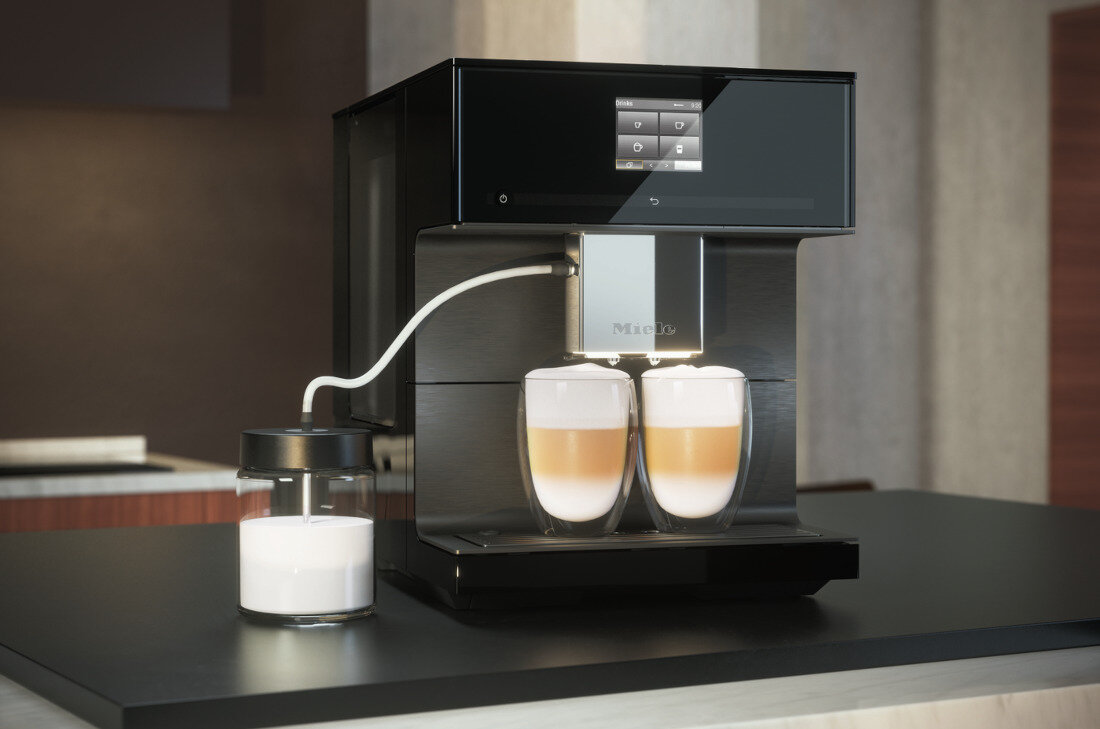 Ekspres MIELE MilkPerfection CM 6160 OneTouch for Two dwie kawy jednoczesnie