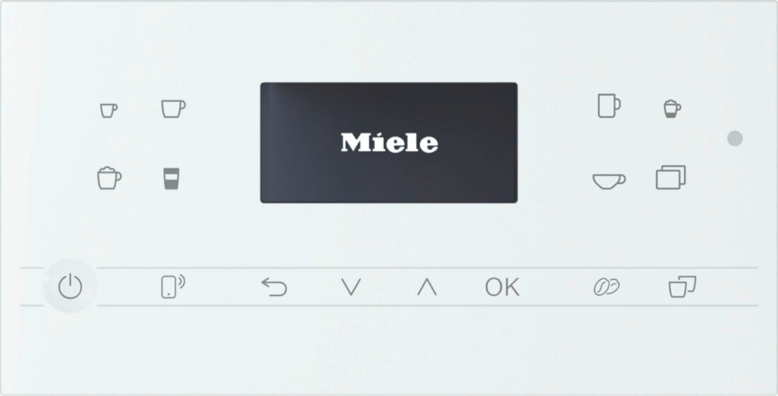 Ekspres MIELE 6360 Bialy prosta obsluga funkcja OneTouch wybor kaw