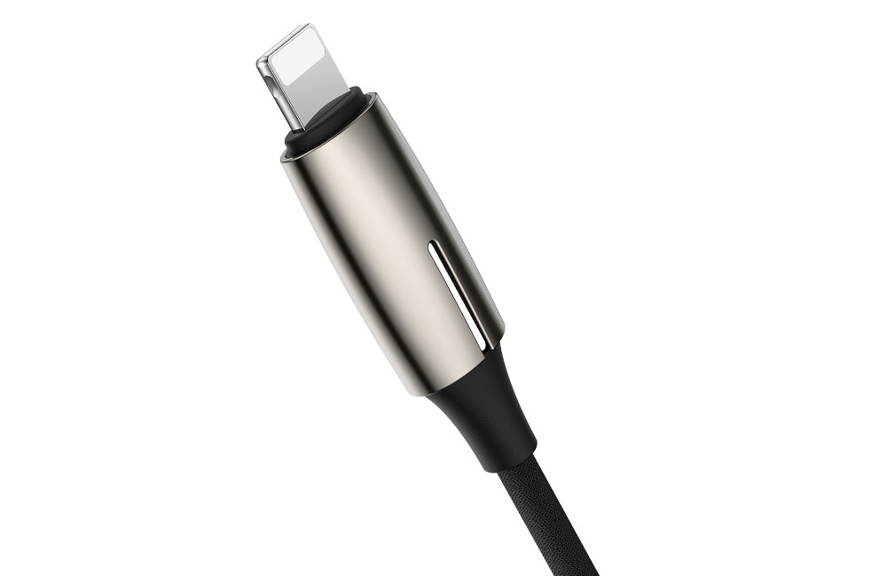 ADAPTER LIGHTNING - JACK 3.5MM + LIGHTNING BASEUS L56 SREBRNY brak przegrzewania