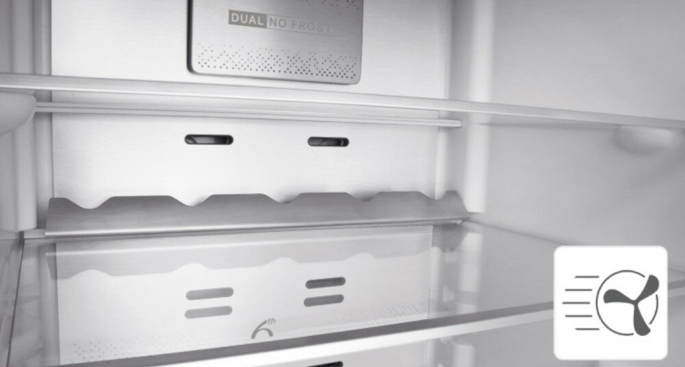 Lodówka WHIRLPOOL W9 921C OX 2 Nofrost Srebrna osłona pokrywa