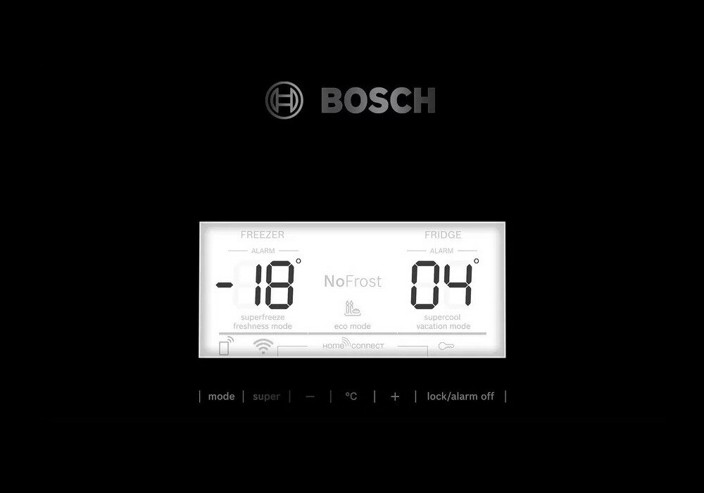 Lodówka BOSCH KGN49LBEA Nofrost Czarna tryb wakacyjny