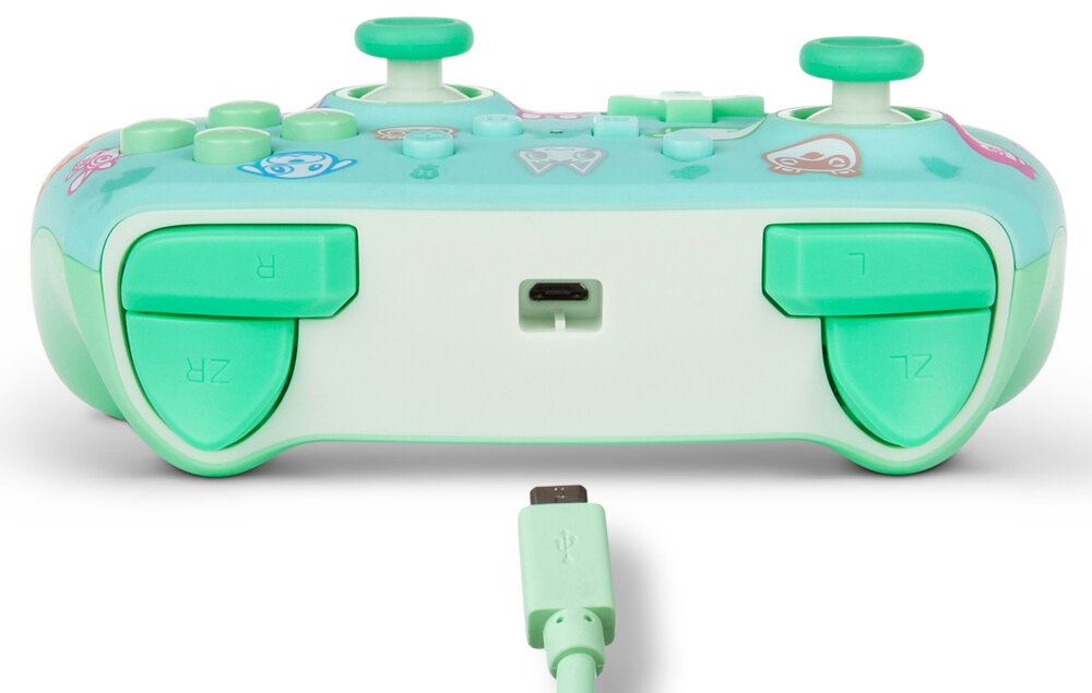 Kontroler POWERA Enhanced  jakość wykoannie sterowanie precyzja konfiguracja gniazdo łączność przewodowa motyw grafika 