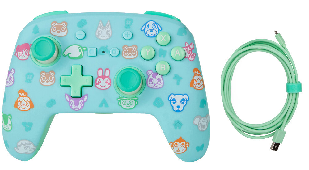 Kontroler POWERA Enhanced  jakość wykoannie sterowanie precyzja konfiguracja gniazdo łączność przewodowa motyw grafika 