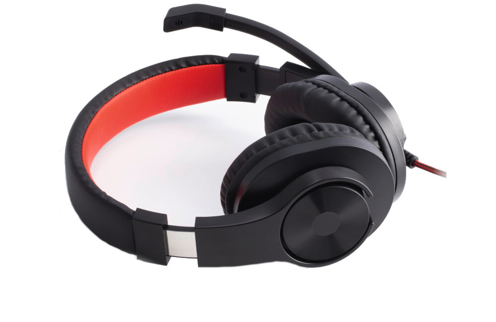 Słuchawki HAMA HS-USB400 Czarny pałąk wygoda komfort waga 