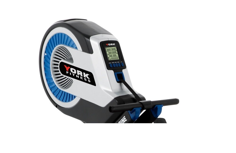 Wioślarz powietrzny YORK FITNESS Turbine stabilna konstrukcja monitor