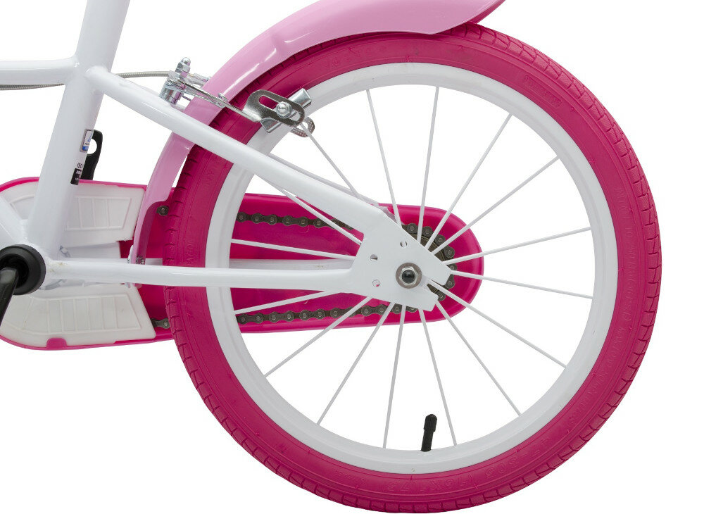Rower DINO Hello Kitty 14 Biało-różowy kola
