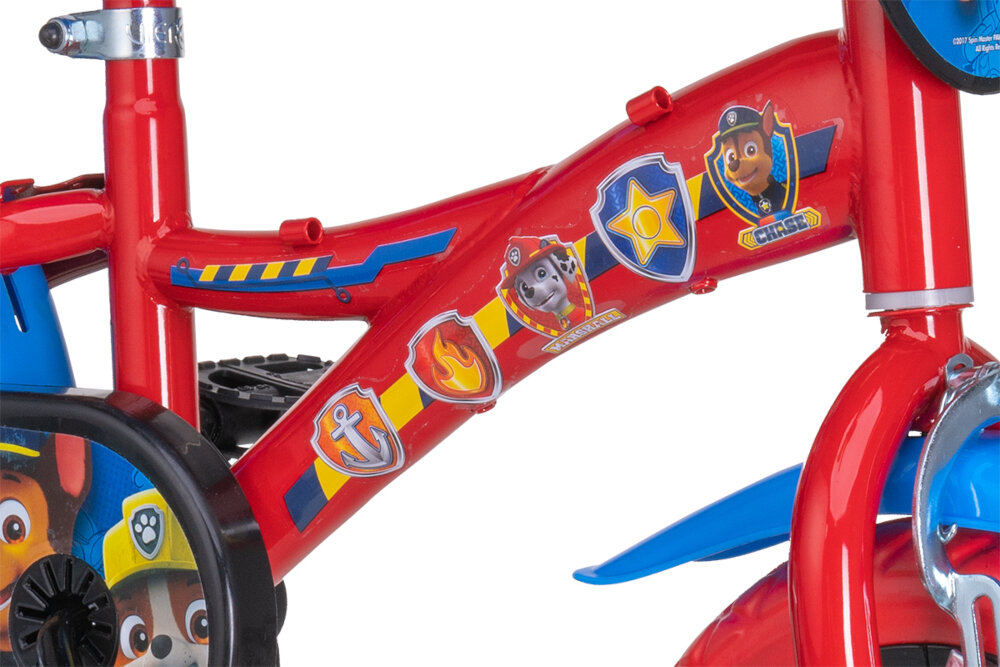 Rower NICKELODEON Psi patrol 12 Czerwono-niebiesko-żółty rama