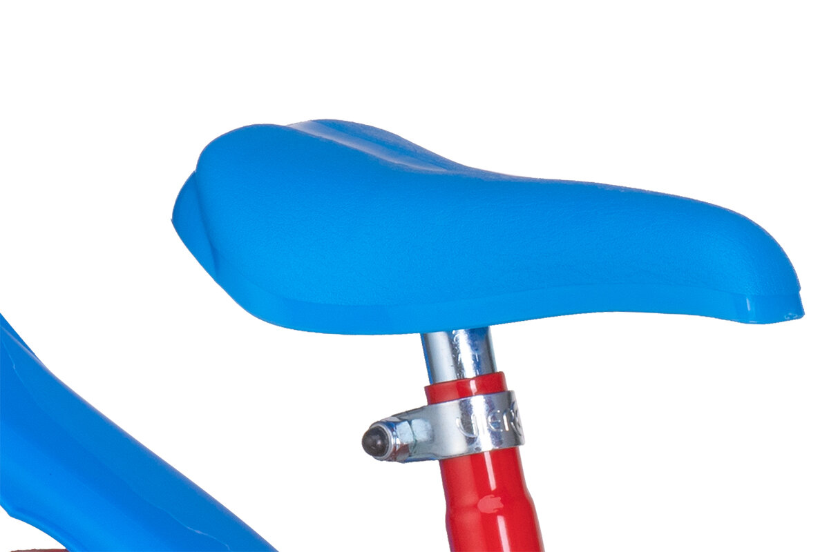 Rower NICKELODEON Psi patrol 12 Czerwono-niebiesko-czarny siodelko