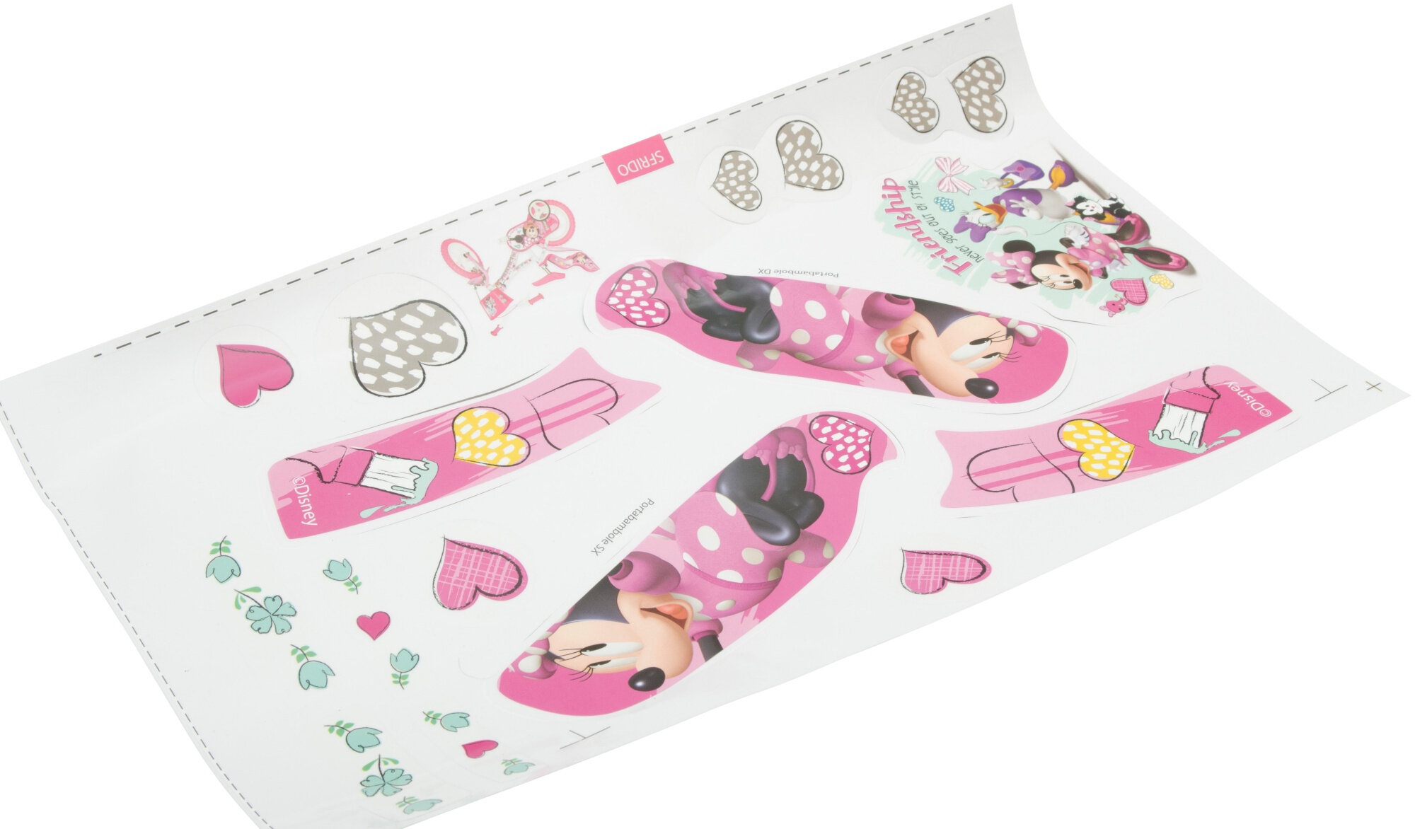 Rower DISNEY Minnie 12 Biało-różowy akcesoria naklejki fotelik koszyk