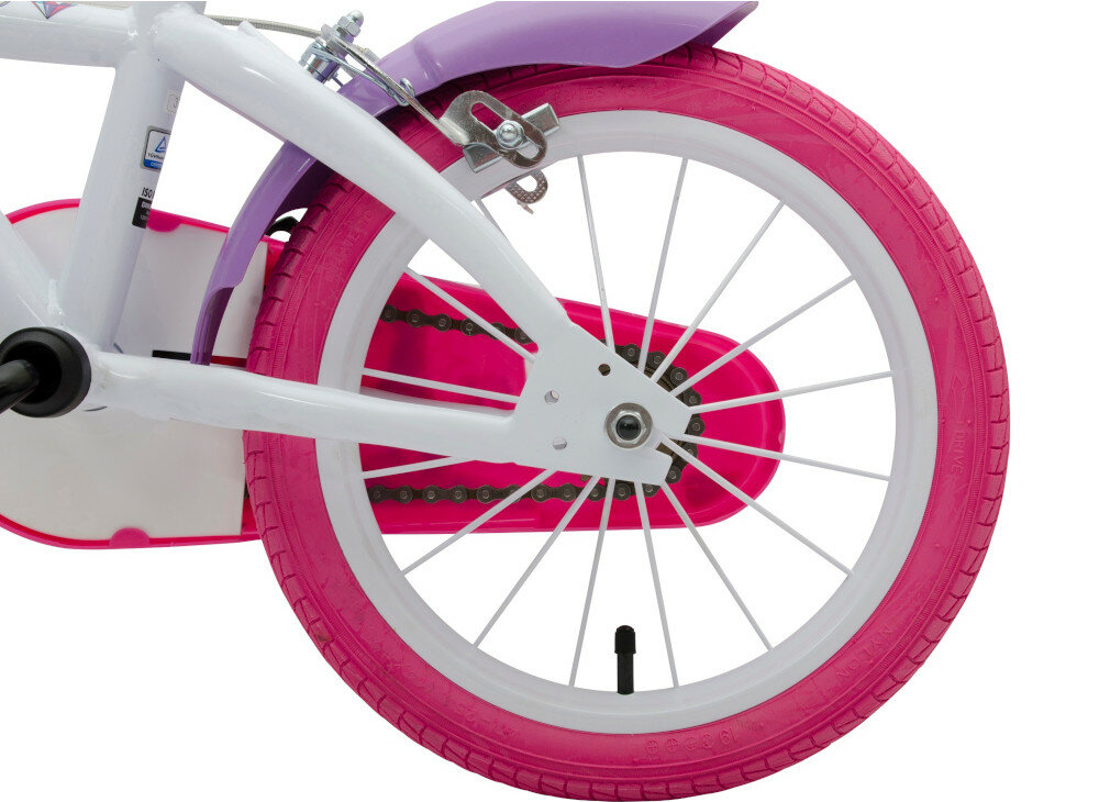 Rower MATTEL Barbie 14 Biało-fioletowo-różowy kola