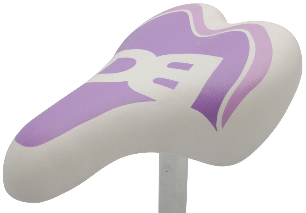 Rower MATTEL Barbie 14 Biało-fioletowo-różowy kierownica wspornik