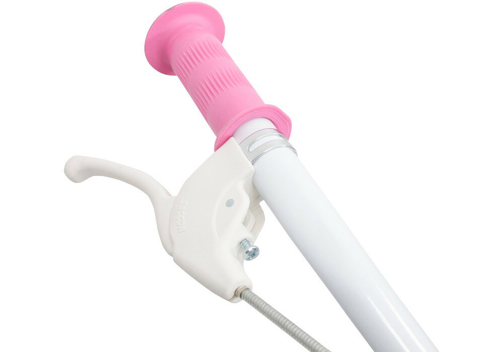 Rower DISNEY Lol Surprise 16 Srebrno-czerwono-czarny kierownica wspornik