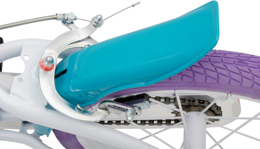 Rower DISNEY Lol Surprise 16 Srebrno-czerwono-czarny blotniki