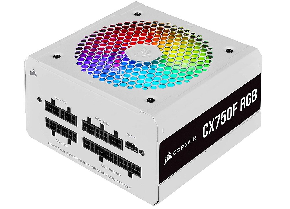 Zasilacz CORSAIR CX750F 750W RGB Bronze - zlacza