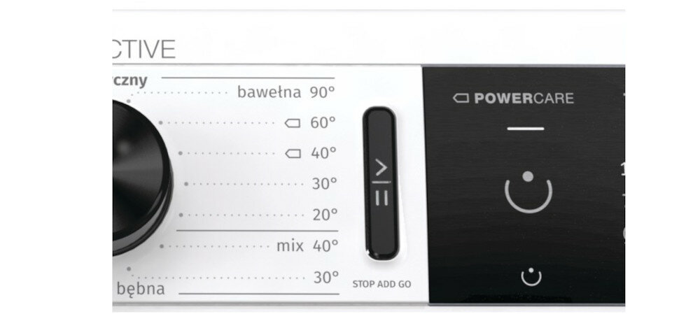 Pralka GORENJE W3E70CS PL - StopAddGo - wstrzymanie z możliwością dodania prania