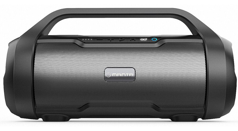 GŁOŚNIK MOBILNY MANTA SPK215 BLUETOOTH CZARNY obudowa