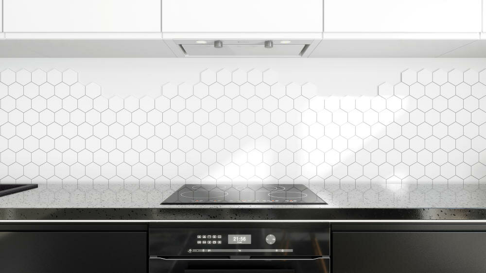 GLOBALO-Floweri-60-1-Bialy okap prosty elegancki wygląd urządzenie wyciąg pochłaniacz