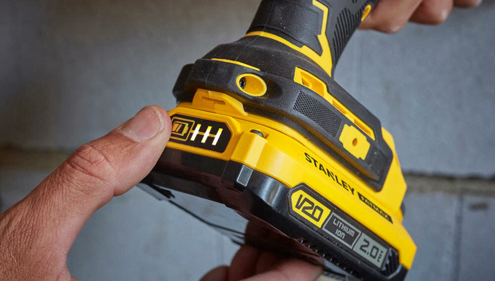 STANLEY-SFMCD721M2K-QW wskaźnik naładowanie akumulator mocny młot udarowy efektywne wiercenie mur