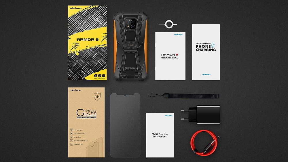 Smartfon ULEFONE Armor 8 procesor ram ekran bateria wydajność aparat pojemność rozdzielczość funkcje blokady odporność zdjęcia filmy dane cechy