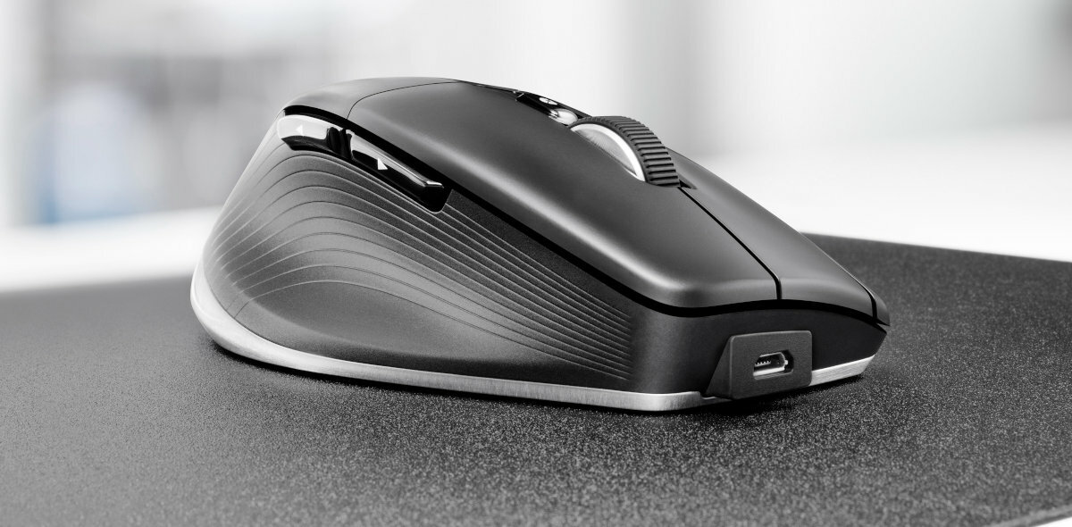 Mysz-3DCONNEXION-CadMouse-Compact-Wireless-przod-na-podkladce-blisko