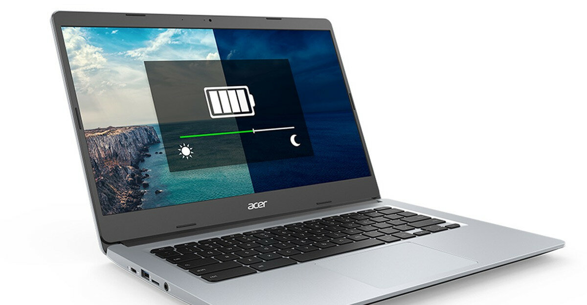 Laptop ACER Chromebook 314 CB314-1H-P43Q 14 Pentium Silver N5030 4GB eMMC 64GB Chrome OS bateria