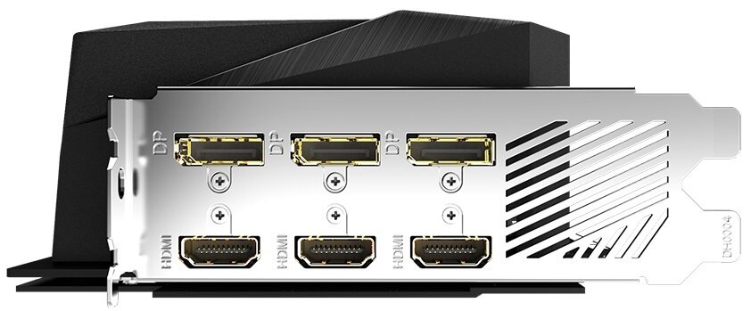 Karta graficzna GIGABYTE GeForce RTX 3070 Aorus Master - 3 złącza Display Port HDMI funkcjonalność dopracowany i profesjonalny sprzęt