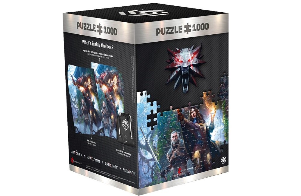 Puzzle CENEGA Wiedźmin: Yennefer 1000 elementów Solidne opakowanie