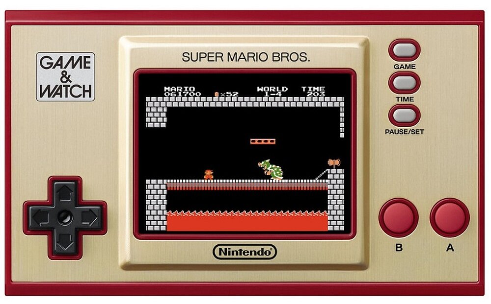 Konsola NINTENDO Game & Watch: Super Mario Bros gry granie sterowanie retro