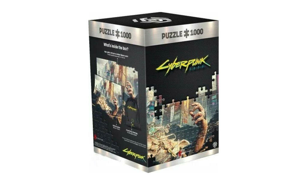 CENEGA-Cyberpunk zestaw puzzle plakat worek instrukcja karta gwarancyjna