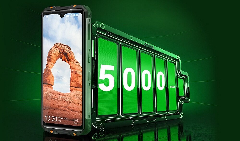Smartfon OUKITEL WP8 Pro aparat ekran procesor blokada rozdzielczość bateria odporność obudowa szkło pamięć