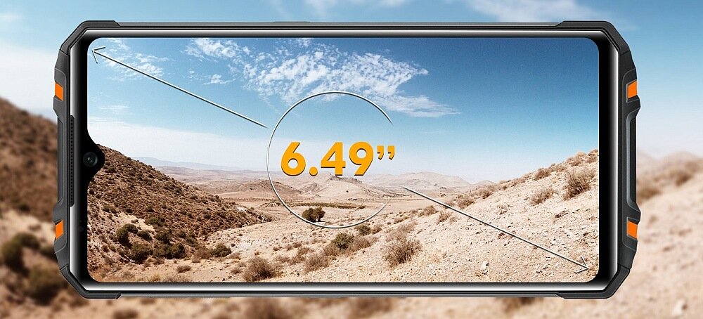 Smartfon OUKITEL WP8 Pro aparat ekran procesor blokada rozdzielczość bateria odporność obudowa szkło pamięć