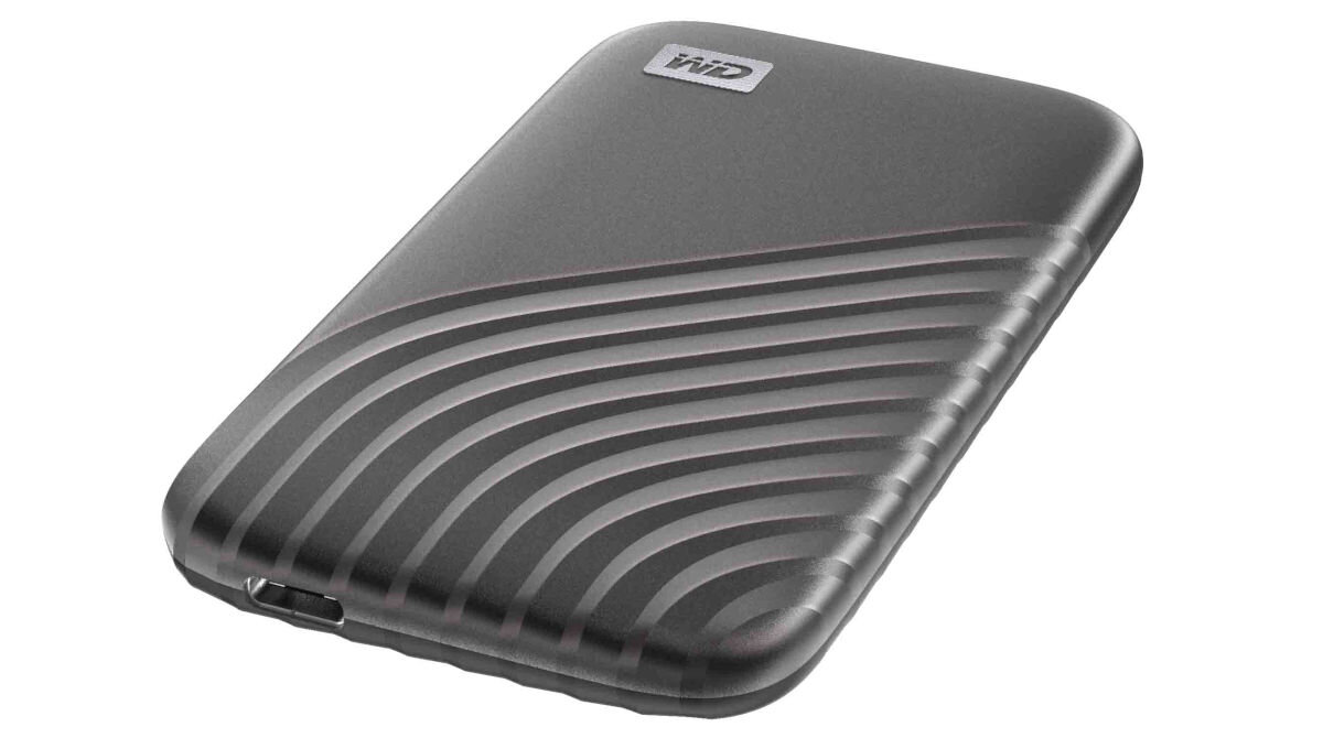 Dysk WD My Passport 500GB SSD Szary metalowa obudowa stylowy wygląd różne wersje kolorystyczne elegancki wygląd