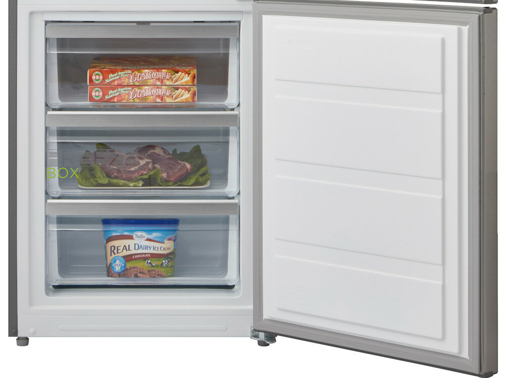 Lodówka MIDEA MDRB421FGE02L Nofrost Srebrna tryb wakacyjny