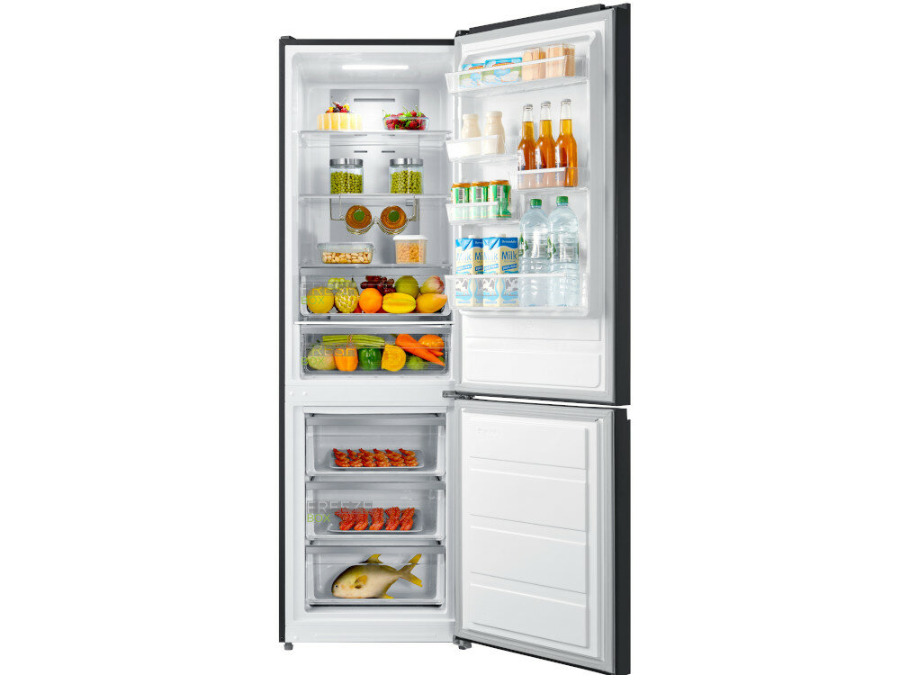 Lodówka MIDEA MDRB421FGE22L Nofrost Czarna technologia multi air flow