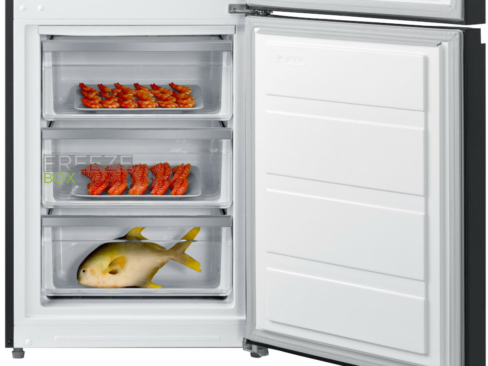 Lodówka MIDEA MDRB421FGE22L Nofrost Czarna tryb wakacyjny