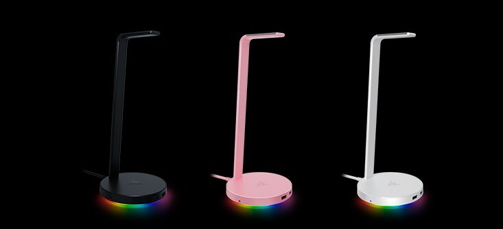Stojak na słuchawki RAZER Base Station Chroma v2 - design prezencja