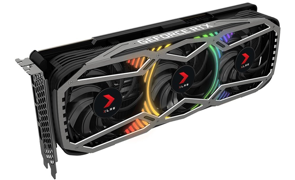 Karta graficzna PNY GeForce RTX 3080 XLR8 Gaming Revel Epic-X 10GB - nowa generacja rozwiązań RTX realistyczna jakość 
