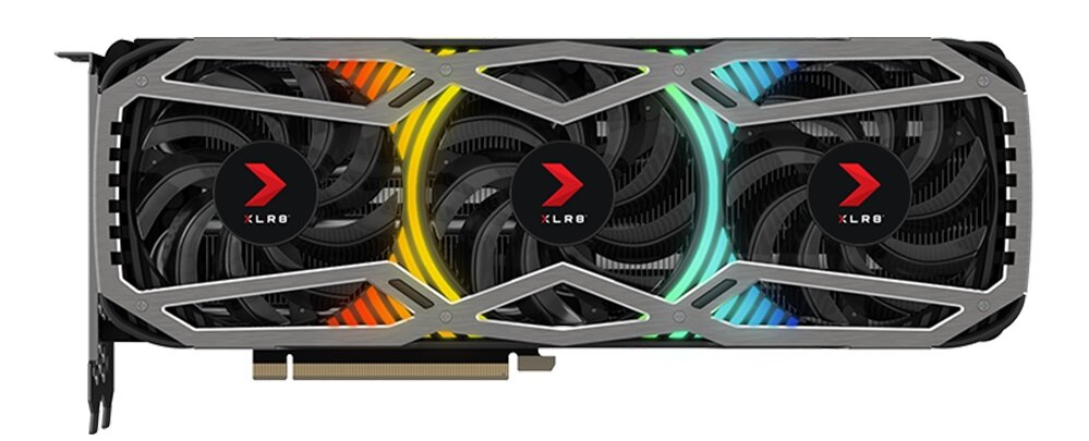 Karta graficzna PNY GeForce RTX 3090 XLR8 Gaming Revel Epic-X 24GB - innowacyjny system chłodzenia optymalnie wykończone wentylatory technologia				sztucznej inteligencji