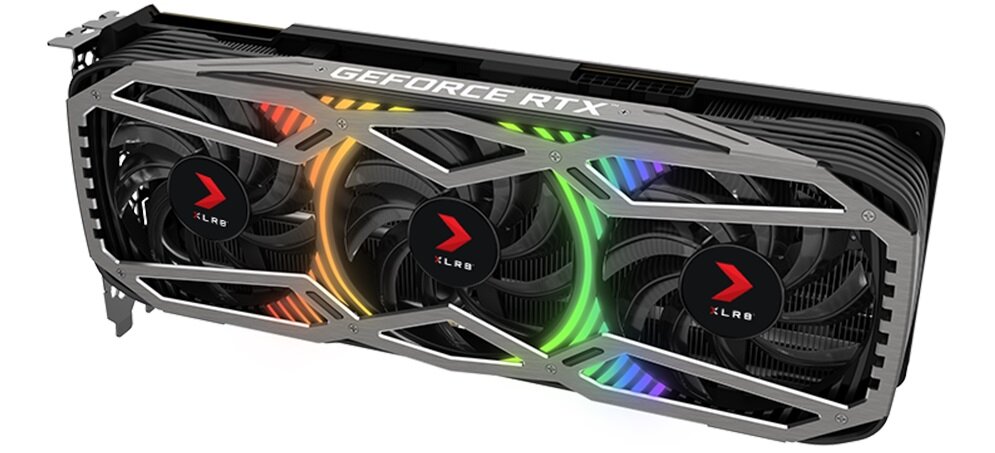 Karta graficzna PNY GeForce RTX 3090 XLR8 Gaming Revel Epic-X 24GB - Tensor nowa generacja rdzeni najnowsza technologia
