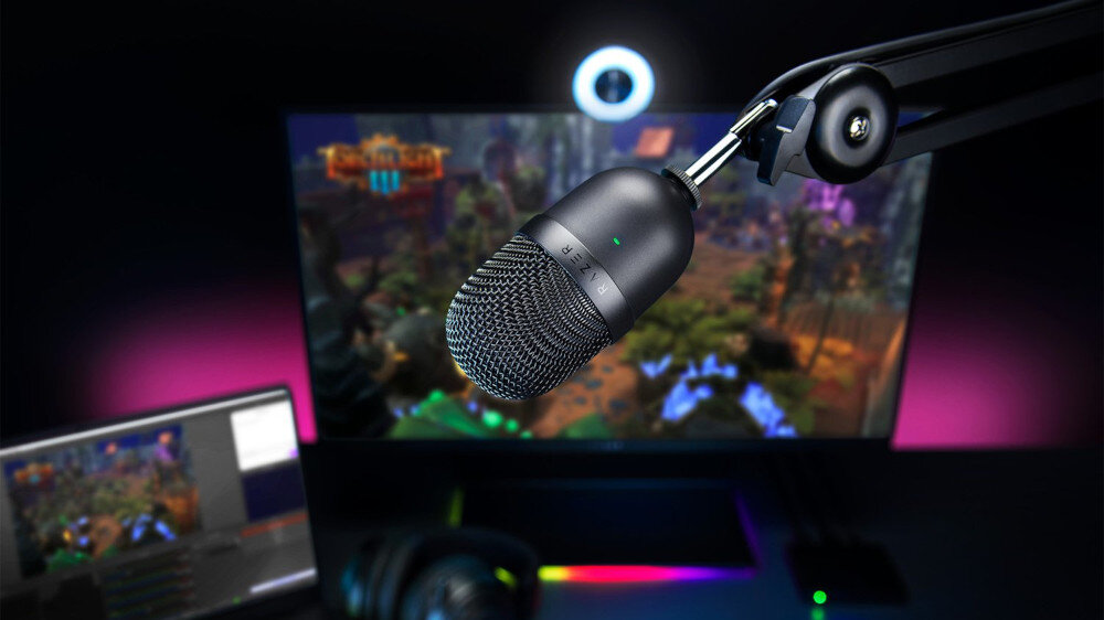 Mikrofon RAZER Seiren Mini - czułość