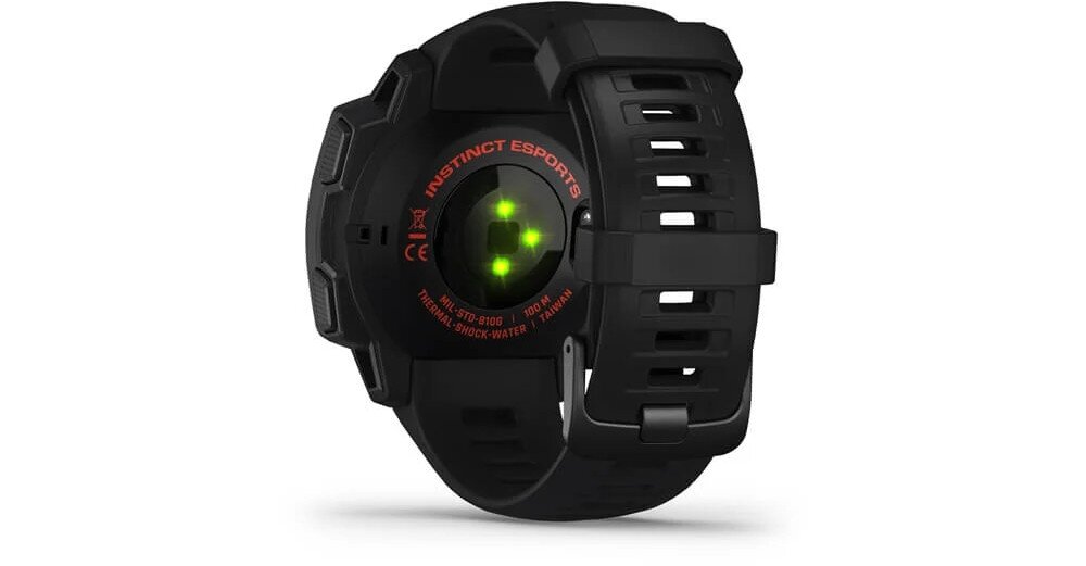 Zegarek GARMIN Instinct Esport Edition pomiar ekran zdrowie serce sport ćwiczenia pasek bateria sterowanie smartfon