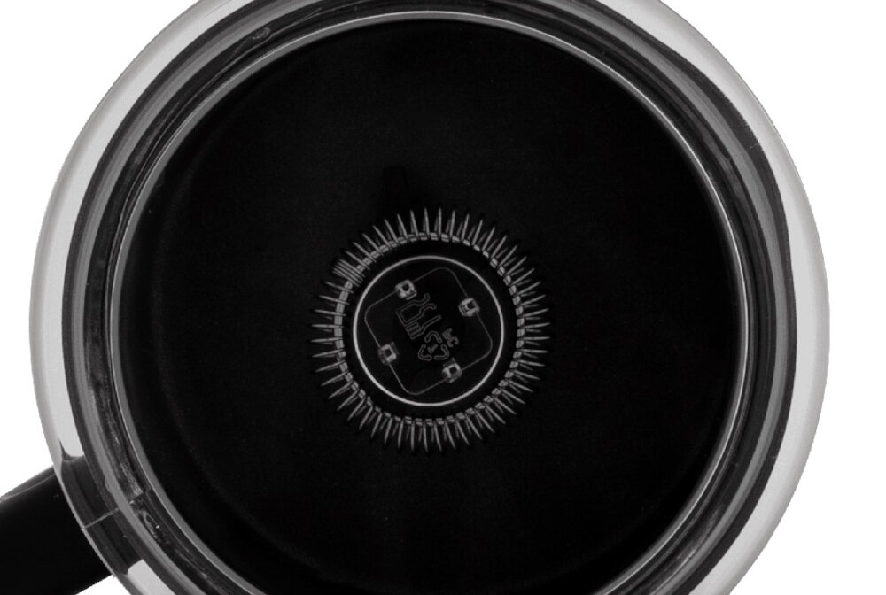 Spieniacz BIALETTI Milk Frother MKF02 Czerwony stal nierdzewna wytrzymałe tworzywo sztuczne elegancki wygląd współczesne wnętrza solidna konstrukcja funkcjonalne estetyczne moc 500 W pojemnośc 300 ml do codziennego użytku 