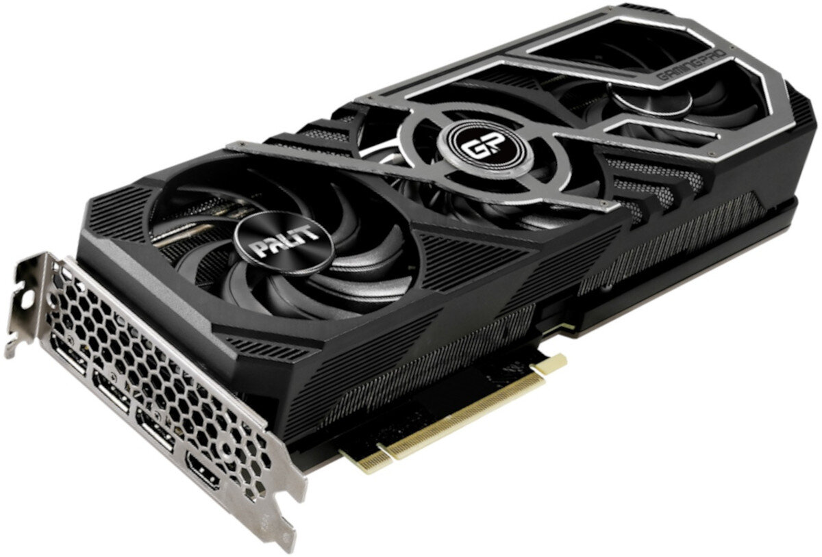 Karta graficzna PALIT GeForce RTX 3070 GamingPro OC 8GB GDDR6 efektywne chlodzenie